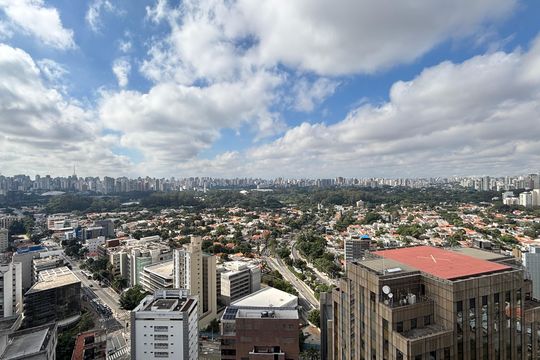 Vista de apartamento para alugar com 1 quarto, 42m² em Itaim Bibi, São Paulo