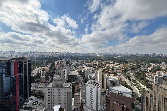 Vista de apartamento para alugar com 1 quarto, 42m² em Itaim Bibi, São Paulo