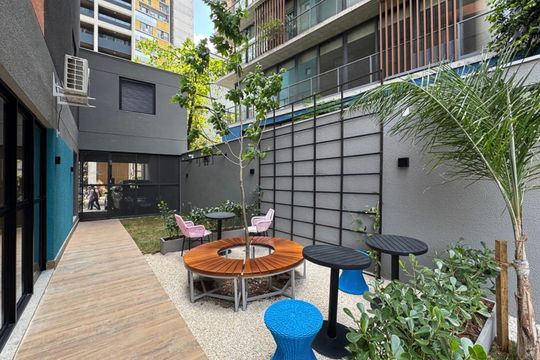 Área comum de kitnet/studio para alugar com 1 quarto, 39m² em Sumarezinho, São Paulo