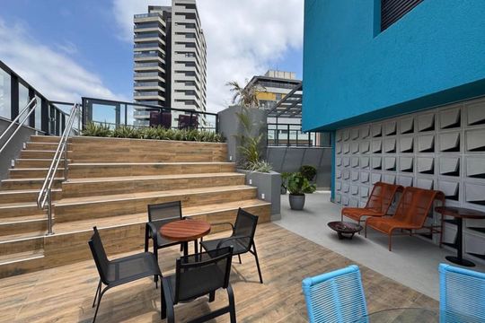 Área comum de kitnet/studio para alugar com 1 quarto, 39m² em Sumarezinho, São Paulo