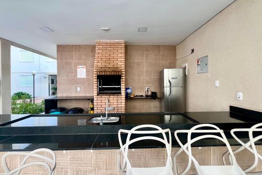 Área comum - Churrasqueira de apartamento à venda com 2 quartos, 47m² em Parque da Figueira, Campinas