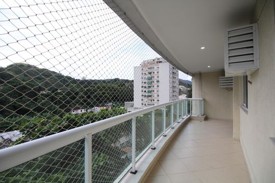 Sala - Varanda de apartamento para alugar com 3 quartos, 130m² em Freguesia (jacarepaguá), Rio de Janeiro