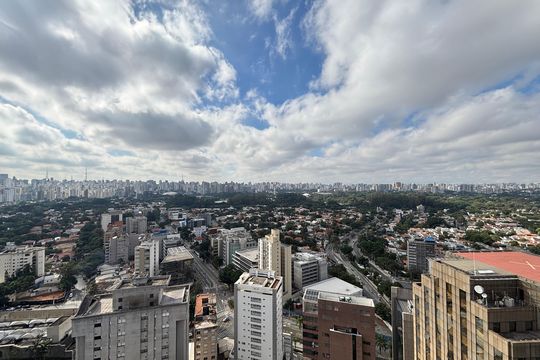 Vista de apartamento à venda com 1 quarto, 42m² em Itaim Bibi, São Paulo