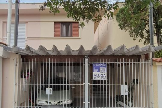 fachada de casa para alugar com 3 quartos, 170m² em Vila Goncalves, São Bernardo do Campo