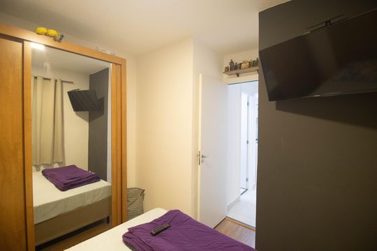 Quarto 2 de apartamento para alugar com 2 quartos, 38m² em Parque Novo Mundo, São Paulo