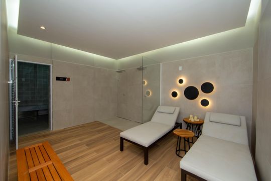 SAUNA E SALA DE DESCANSO  de apartamento à venda com 2 quartos, 66m² em Gutierrez, Belo Horizonte