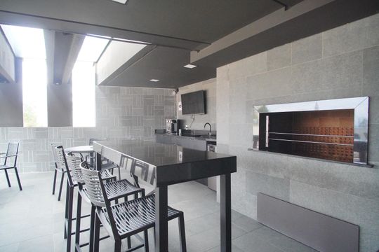 Área comum - Churrasqueira de apartamento à venda com 3 quartos, 101m² em Morro do Espelho, São Leopoldo