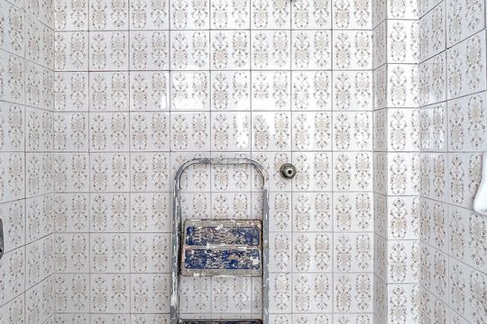 Banheiro de serviço de apartamento à venda com 4 quartos, 100m² em Parque São Jorge, São Paulo