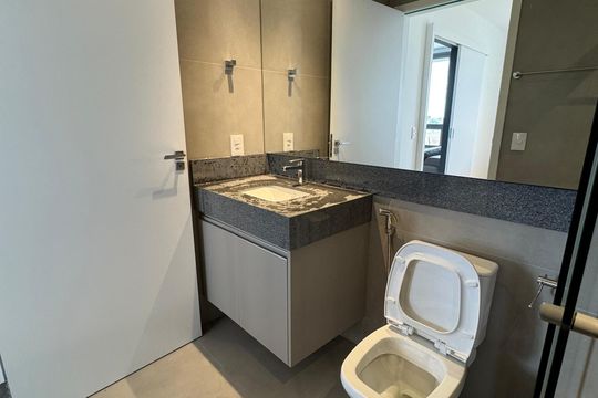 Banheiro da Suíte de apartamento para alugar com 1 quarto, 34m² em Águas Claras, Brasília