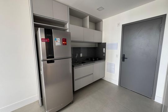 Cozinha de apartamento para alugar com 1 quarto, 34m² em Águas Claras, Brasília