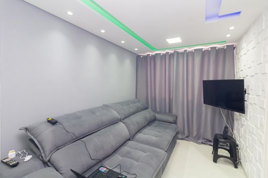 Sala de apartamento à venda com 3 quartos, 57m² em Vila Santa Cruz (zona Leste), São Paulo