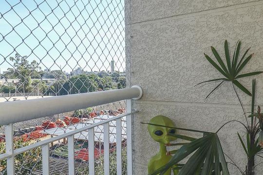 Varanda da Sala de apartamento à venda com 3 quartos, 65m² em Passo D’areia, Porto Alegre