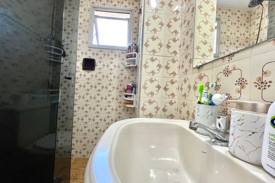 Banheiro de apartamento para alugar com 2 quartos, 66m² em Jardim Oriental, São Paulo