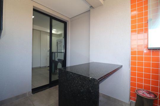 Varanda gourmet de apartamento para alugar com 2 quartos, 40m² em Parque Erasmo Assunção, Santo André