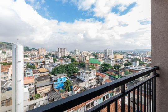 Varanda da Sala de apartamento à venda com 2 quartos, 45m² em Riachuelo, Rio de Janeiro