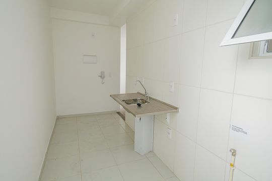 Cozinha de apartamento à venda com 2 quartos, 45m² em Campo Grande, Rio de Janeiro