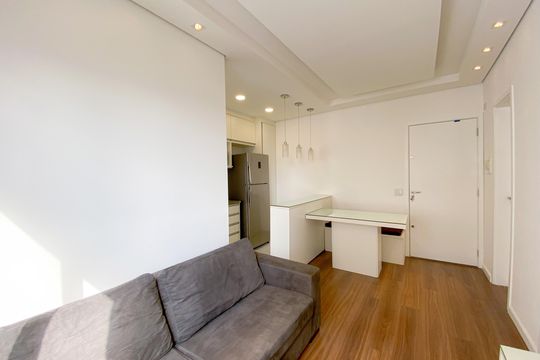 Sala de apartamento à venda com 1 quarto, 33m² em Barra Funda, São Paulo
