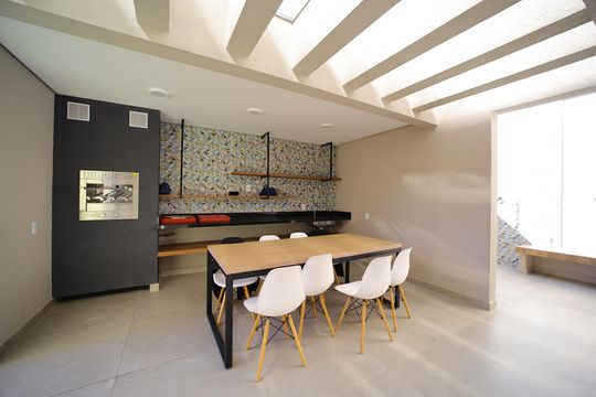 Área comum - Churrasqueira de apartamento para alugar com 2 quartos, 53m² em Parque Maria Luiza, São Paulo