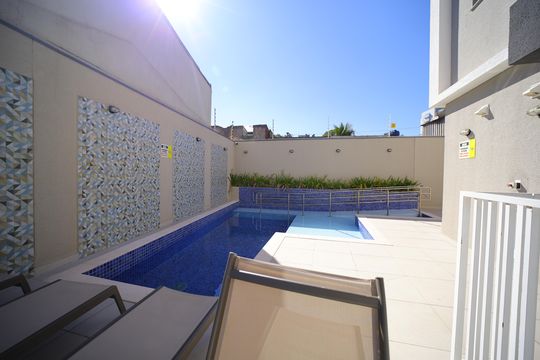 Área comum - Piscina de apartamento para alugar com 2 quartos, 53m² em Parque Maria Luiza, São Paulo
