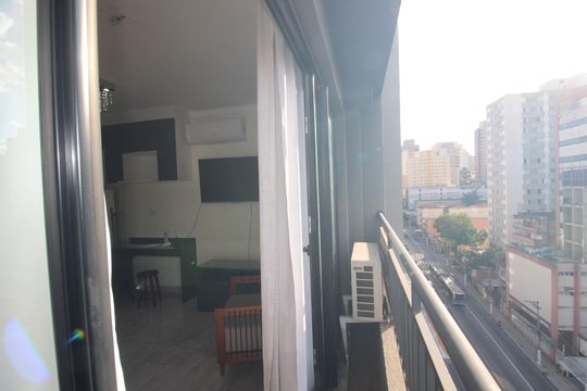 Studio - Varanda de apartamento para alugar com 1 quarto, 25m² em Santana, São Paulo