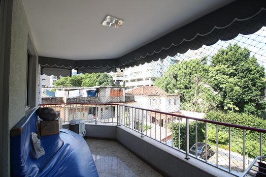 Sala - Varanda de apartamento à venda com 3 quartos, 93m² em Jacarepaguá, Rio de Janeiro