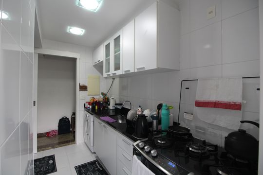 Cozinha de apartamento à venda com 3 quartos, 93m² em Jacarepaguá, Rio de Janeiro