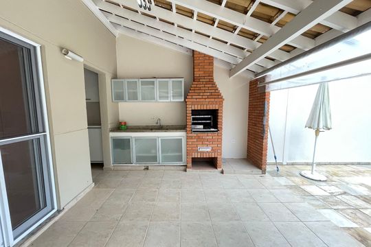 Churrasqueira de casa de condomínio para alugar com 4 quartos, 250m² em Parque dos Principes, São Paulo