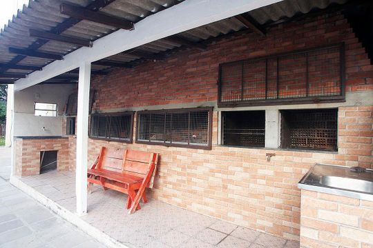 Área Comum - Churrasqueira de apartamento à venda com 3 quartos, 76m² em Jardim Botânico, Porto Alegre
