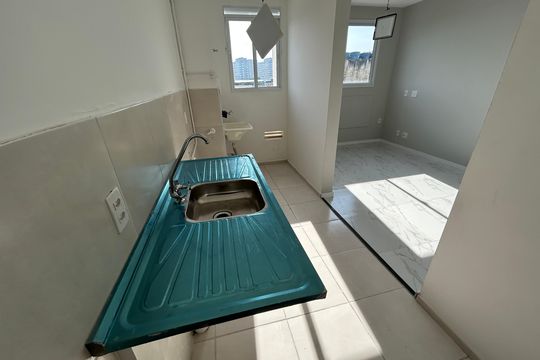 Cozinha de apartamento à venda com 1 quarto, 32m² em Piedade, Rio de Janeiro