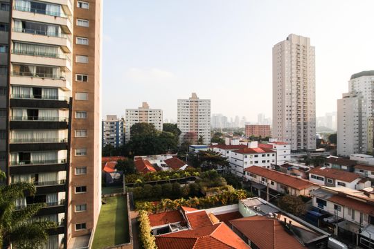 Vista de apartamento à venda com 1 quarto, 30m² em Vila Olímpia, São Paulo