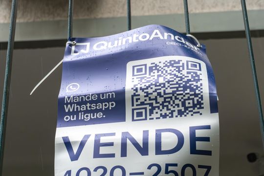 Placa instalada NEIO-409 de apartamento à venda com 2 quartos, 89m² em Vila Isabel, Rio de Janeiro