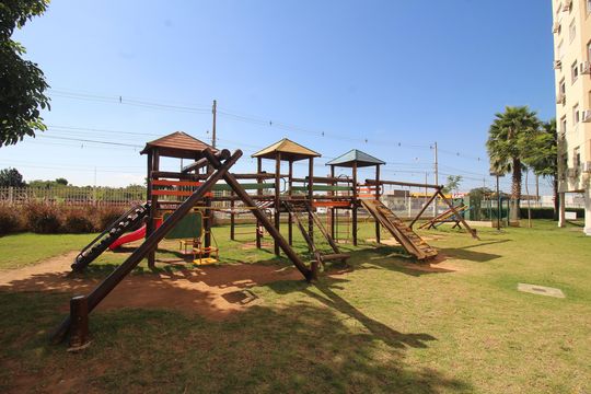 Área comum - Playground de apartamento para alugar com 3 quartos, 76m² em Marechal Rondon, Canoas