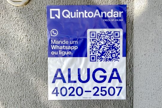 Plaquinha de kitnet/studio para alugar com 1 quarto, 29m² em Pompeia, São Paulo
