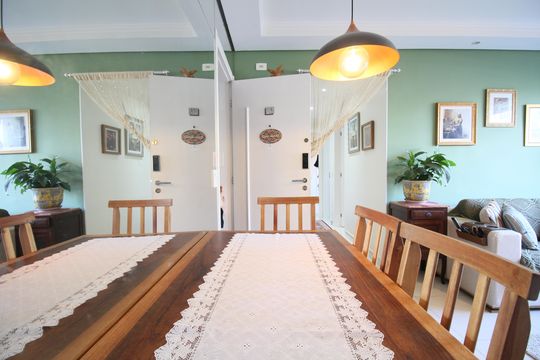 Sala de Jantar de apartamento à venda com 2 quartos, 48m² em Vila Andrade, São Paulo
