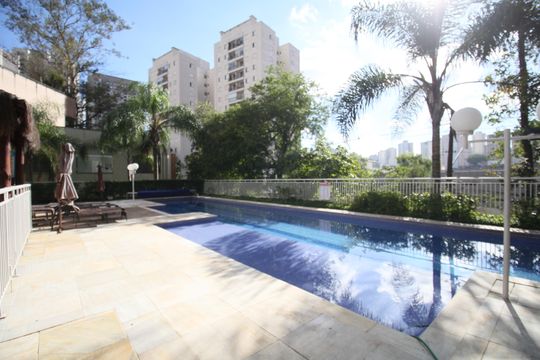 Área comum - Piscina de apartamento à venda com 2 quartos, 48m² em Vila Andrade, São Paulo