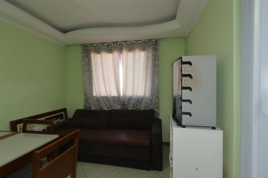 Sala de apartamento à venda com 2 quartos, 48m² em Campestre, Santo André