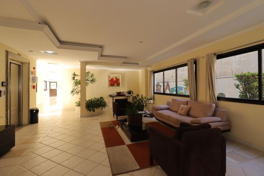Área Comum - Hall de apartamento para alugar com 2 quartos, 48m² em Campestre, Santo André