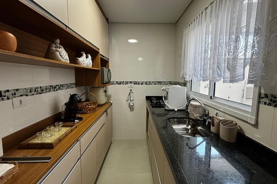 Cozinha de apartamento para alugar com 2 quartos, 61m² em Jardim Paraiso, Santo André