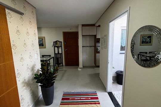 Sala - Sala de Jantar  de apartamento para alugar com 2 quartos, 61m² em Jardim Paraiso, Santo André