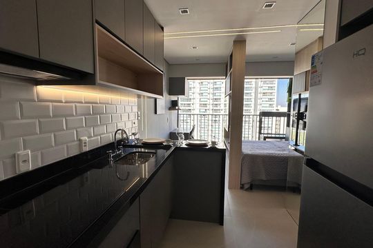 Kitnet/Studio à venda com 1 quarto, 25m² em Santo Amaro, São Paulo