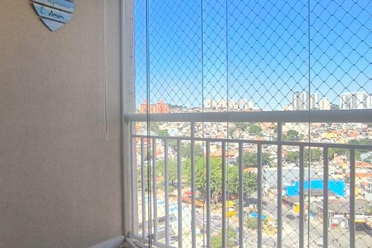 Varanda de apartamento à venda com 2 quartos, 57m² em Santo Antônio, Osasco