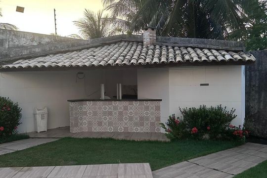Área externa de casa de condomínio para alugar com 4 quartos, 110m² em Praia do Flamengo, Salvador
