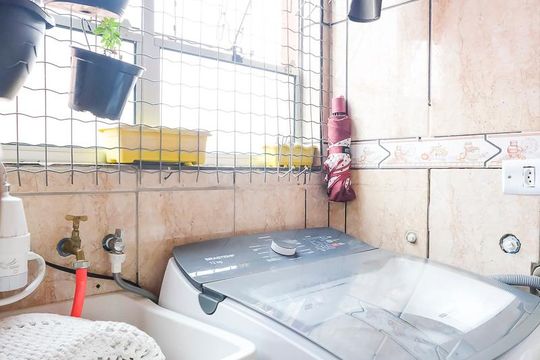 Área de serviço de apartamento à venda com 2 quartos, 56m² em São José, São Caetano do Sul
