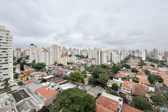 Vista de kitnet/studio à venda com 1 quarto, 38m² em Campo Belo, São Paulo