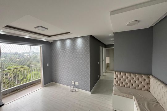 Sala de apartamento para alugar com 2 quartos, 47m² em Chácara Granja Velha, Cotia