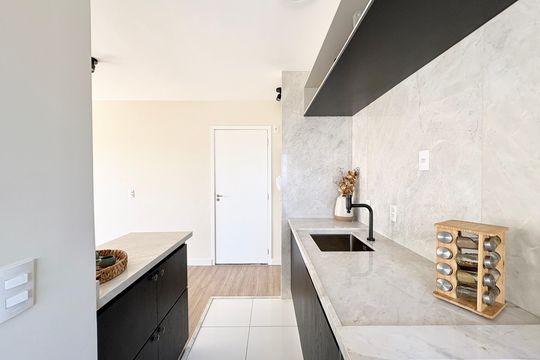 Cozinha de apartamento à venda com 2 quartos, 49m² em Vila Pirituba, São Paulo