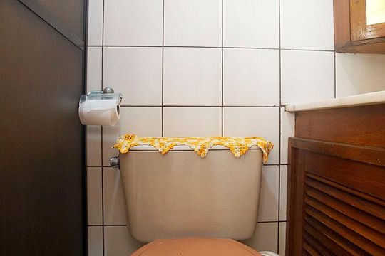 Banheiro de apartamento para alugar com 1 quarto, 40m² em Centro Histórico, Porto Alegre