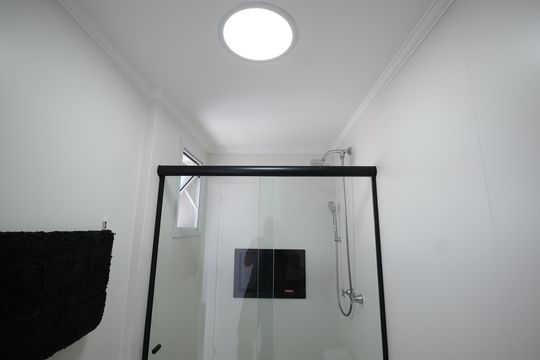Banheiro da Suíte de apartamento à venda com 2 quartos, 63m² em Jardim, Santo André