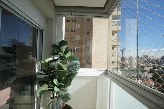 Sacada de apartamento à venda com 2 quartos, 63m² em Jardim, Santo André