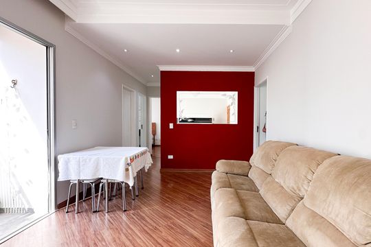 Sala de apartamento para alugar com 3 quartos, 68m² em Planalto, São Bernardo do Campo